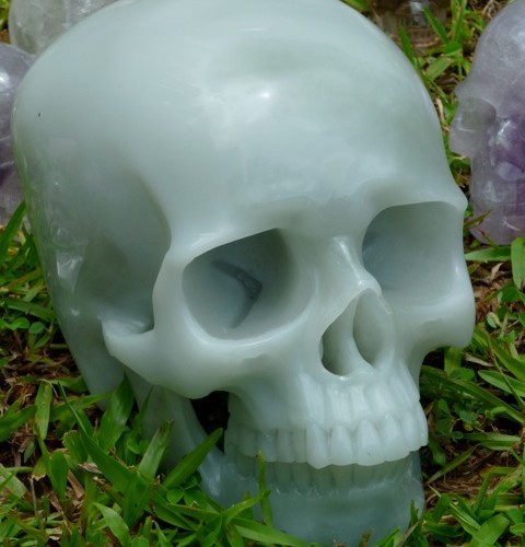 Jade skull